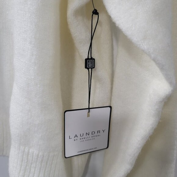 Laundry by Shelli Segal Women's Turtleneck Sweater Sz LG - Cream - Picture 10 of 12